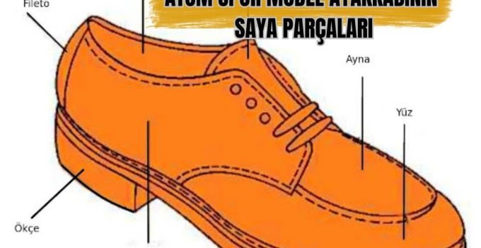 ATOM SPOR MODEL AYAKKABININ SAYA PARÇALARI