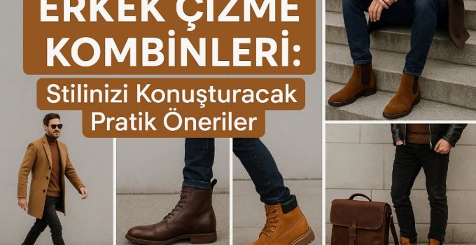 Erkek Çizme Kombinleri: Stilinizi Konuşturacak Pratik Öneriler